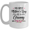 My First Mother's Day As A Granny Mothers Day Mug | siriusteestore