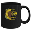 My First Mothers Day As Great Grandma Sunflower Mug | siriusteestore
