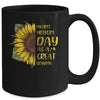 My First Mothers Day As Great Grandma Sunflower Mug | siriusteestore