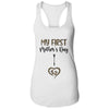 My First Mothers Day Mom Leopard Pregnancy Announcement Shirt & Tank Top | siriusteestore