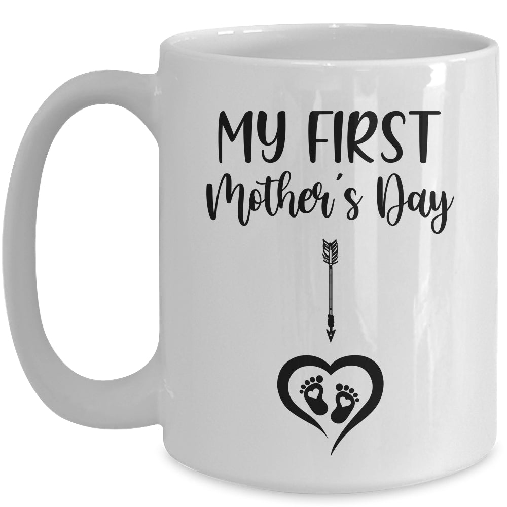 My First Mothers Day Mommy Pregnancy Announcement Mug | siriusteestore