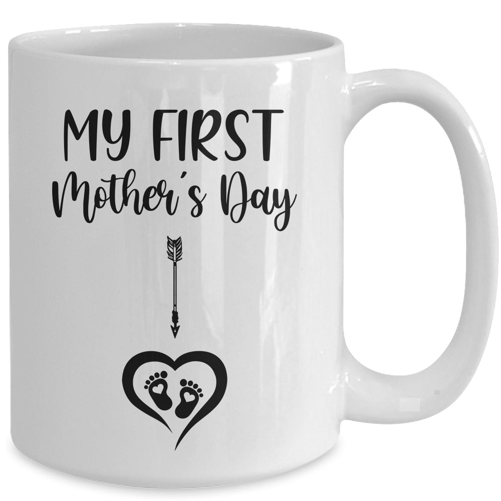 My First Mothers Day Mommy Pregnancy Announcement Mug | siriusteestore