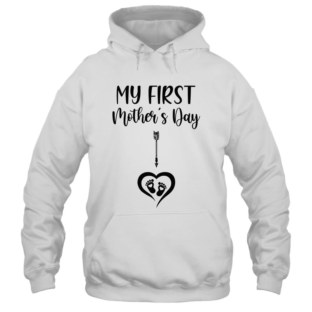 My First Mothers Day Mommy Pregnancy Announcement Shirt & Tank Top | siriusteestore