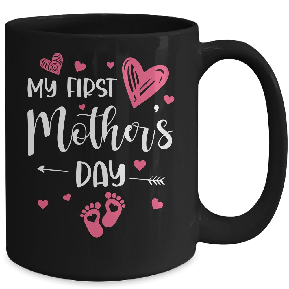 My First Mothers Day Pregnancy Announcement Mom Mug | siriusteestore