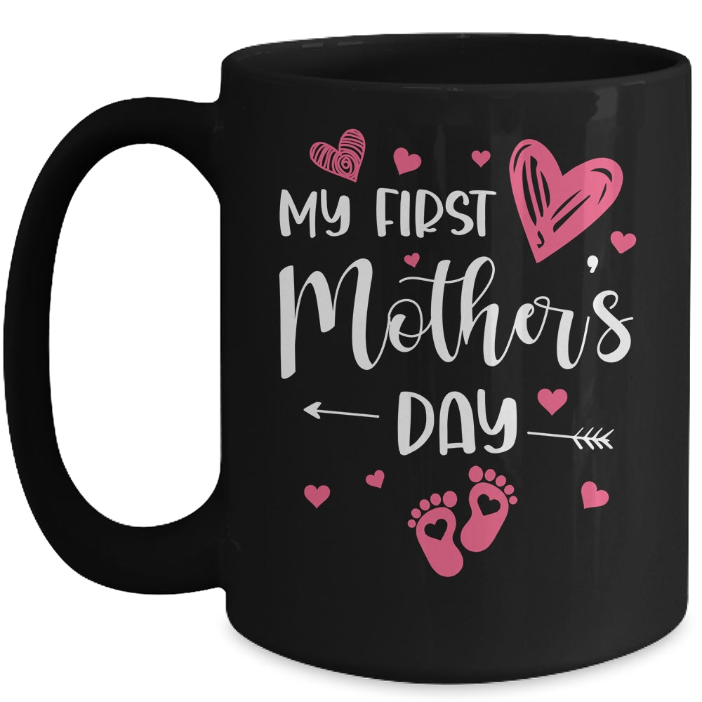 My First Mothers Day Pregnancy Announcement Mom Mug | siriusteestore