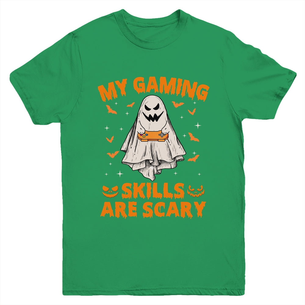 My Gaming Skills Are Scary Halloween For Men Women Kids Youth Shirt | siriusteestore