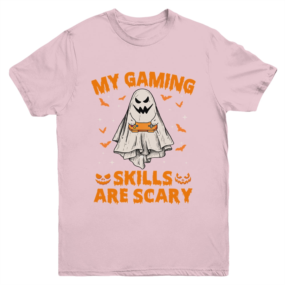 My Gaming Skills Are Scary Halloween For Men Women Kids Youth Shirt | siriusteestore