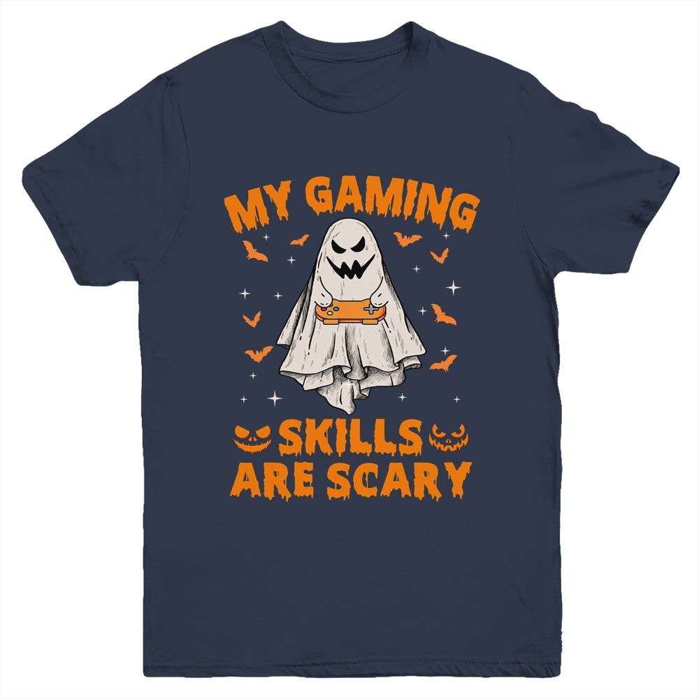My Gaming Skills Are Scary Halloween For Men Women Kids Youth Shirt | siriusteestore