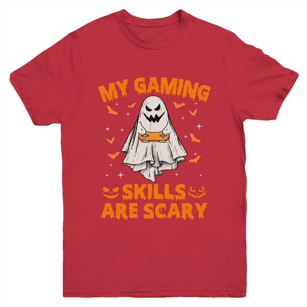 My Gaming Skills Are Scary Halloween For Men Women Kids Youth Shirt | siriusteestore