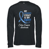 My Husbands Fight Is My Fight Colon Cancer Awareness Shirt & Hoodie | siriusteestore