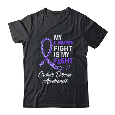 My Husbands Fight Is My Fight Crohns Disease Awareness Shirt & Hoodie | siriusteestore