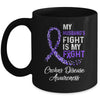 My Husbands Fight Is My Fight Crohns Disease Awareness Mug | siriusteestore