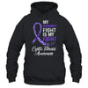 My Husbands Fight Is My Fight Cystic Fibrosis Awareness Shirt & Hoodie | siriusteestore