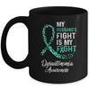 My Husbands Fight Is My Fight Dysautonomia Cancer Awareness Mug | siriusteestore