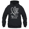 My Husbands Fight Is My Fight Lung Cancer Awareness Shirt & Hoodie | siriusteestore