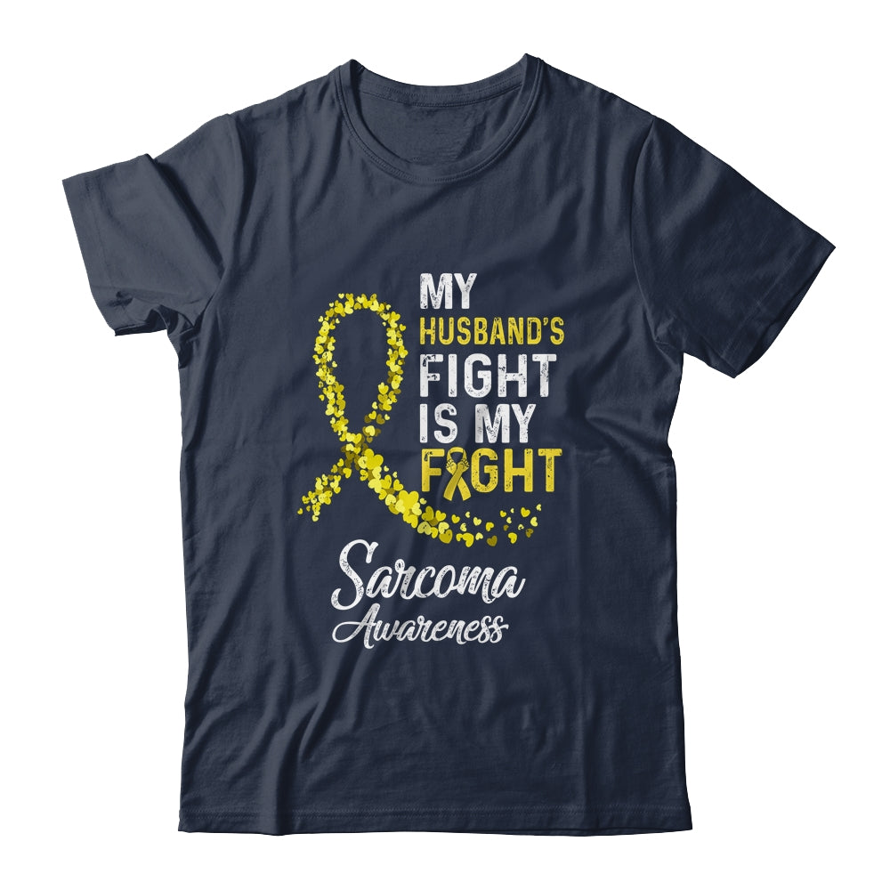 My Husbands Fight Is My Fight Stomach Cancer Awareness Shirt & Hoodie | siriusteestore