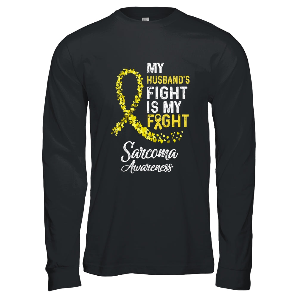 My Husbands Fight Is My Fight Stomach Cancer Awareness Shirt & Hoodie | siriusteestore