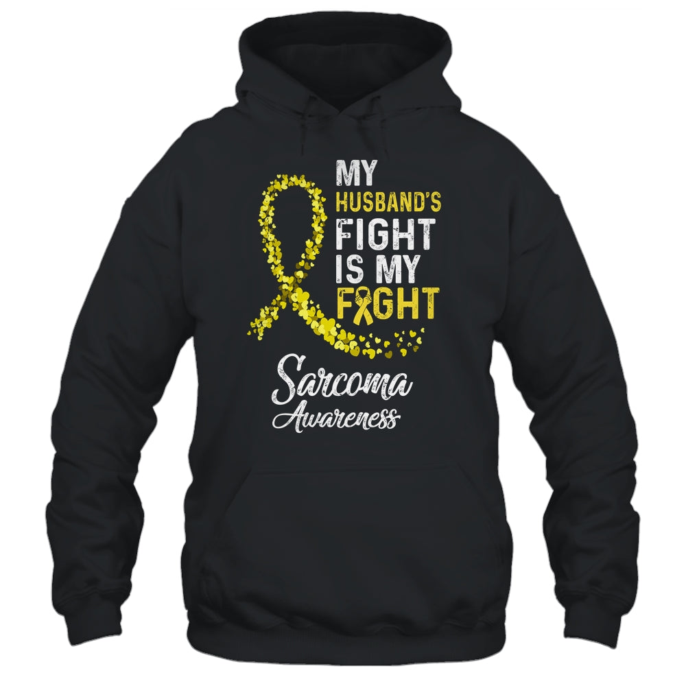 My Husbands Fight Is My Fight Stomach Cancer Awareness Shirt & Hoodie | siriusteestore