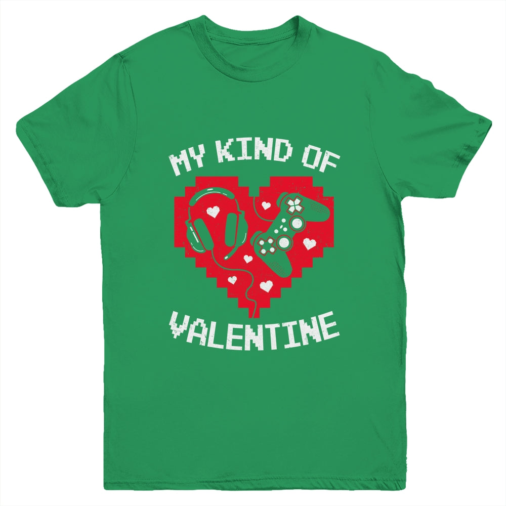 My Kind Valentine Gamer Valentines Day Gaming Men Boys Kids Youth Shirt | siriusteestore