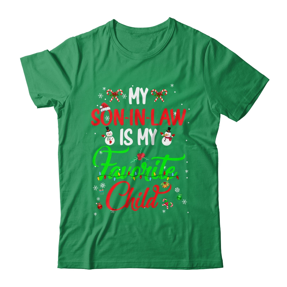My Son In Law Is My Favorite Child From Mother In Law Xmas Shirt & Sweatshirt | siriusteestore