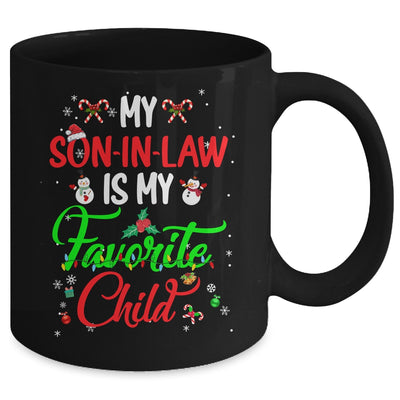 My Son In Law Is My Favorite Child From Mother In Law Xmas Mug | siriusteestore