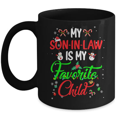 My Son In Law Is My Favorite Child From Mother In Law Xmas Mug | siriusteestore