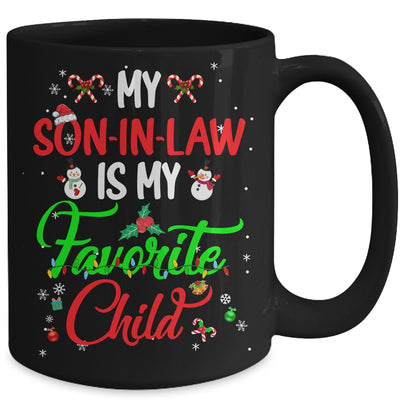My Son In Law Is My Favorite Child From Mother In Law Xmas Mug | siriusteestore