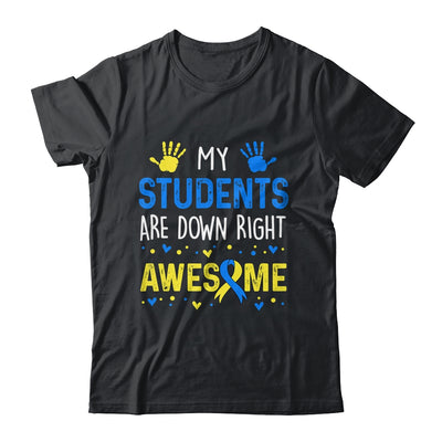 My Students Down Right Awesome Down Syndrome Awareness Shirt & Hoodie | siriusteestore