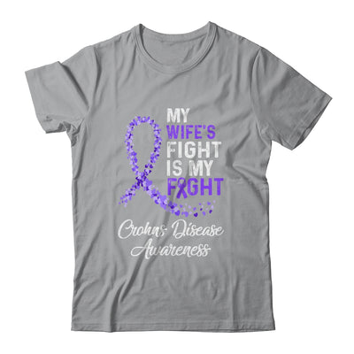 My Wifes Fight Is My Fight Crohns Disease Awareness Shirt & Hoodie | siriusteestore