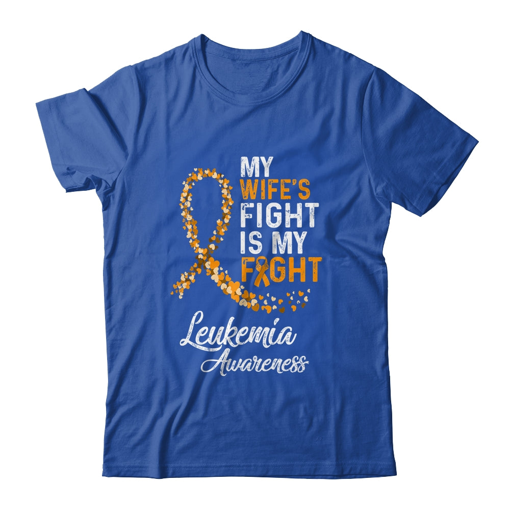 My Wifes Fight Is My Fight Leukemia Cancer Awareness Shirt & Hoodie | siriusteestore