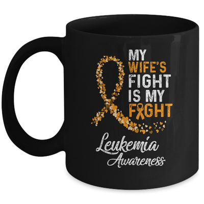 My Wifes Fight Is My Fight Leukemia Cancer Awareness Mug | siriusteestore