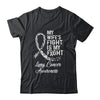 My Wifes Fight Is My Fight Lung Cancer Awareness Shirt & Hoodie | siriusteestore