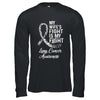 My Wifes Fight Is My Fight Lung Cancer Awareness Shirt & Hoodie | siriusteestore