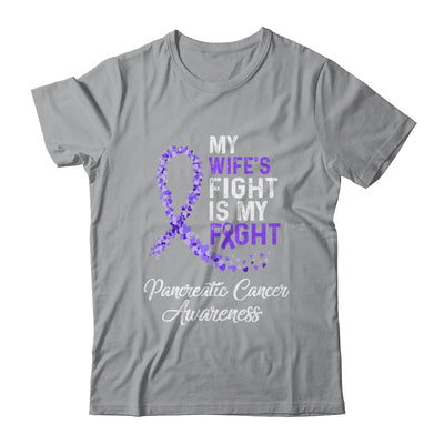 My Wifes Fight Is My Fight Pancreatic Cancer Awareness Shirt & Hoodie | siriusteestore