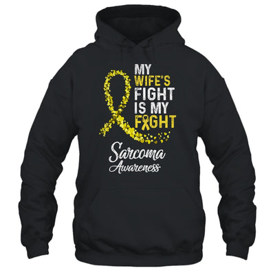 My Wifes Fight Is My Fight Sarcoma Cancer Awareness Shirt & Hoodie | siriusteestore