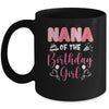 Nana Of The Birthday Girl Family Donut Birthday Mug | siriusteestore