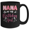 Nana Of The Birthday Girl Family Donut Birthday Mug | siriusteestore