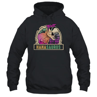 Nana Saurus Nanasaurus T Rex Dinosaur Family Matching Shirt & Hoodie | siriusteestore