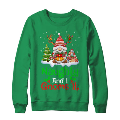 Naughty And I Gnome It Funny Gnome Christmas Family Shirt & Sweatshirt | siriusteestore