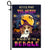 Never Mind The Witch Beware Of The Beagle Flag Funny Halloween For Dog Lovers | siriusteestore