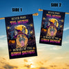 Never Mind The Witch Beware Of The German Shepherd Flag Funny Halloween For Dog Lovers | siriusteestore