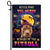 Never Mind The Witch Beware Of The Pitbull Flag Funny Halloween For Dog Lovers | siriusteestore