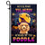 Never Mind The Witch Beware Of The Poodle Flag Funny Halloween For Dog Lovers | siriusteestore