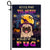 Never Mind The Witch Beware Of The Pug Flag Funny Halloween For Dog Lovers | siriusteestore