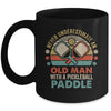 Never Underestimate Old Man With Pickleball Paddle Vintage Mug | siriusteestore