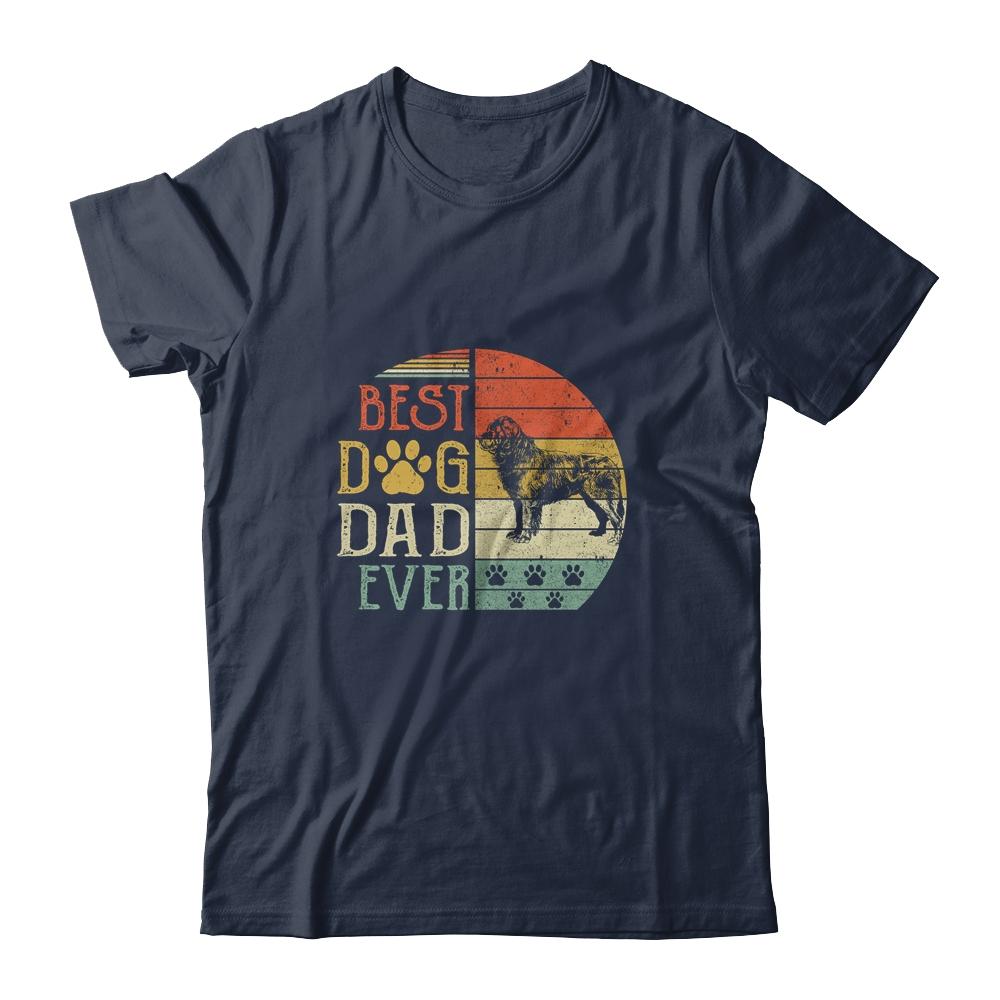 Newfoundland Best Dog Dad Ever Vintage Father's Day Retro Shirt & Hoodie | Siriustee.com