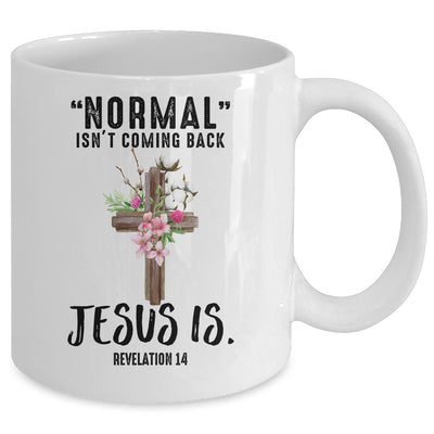 Normal Isn't Coming Back But Jesus Is Costume Mug | siriusteestore