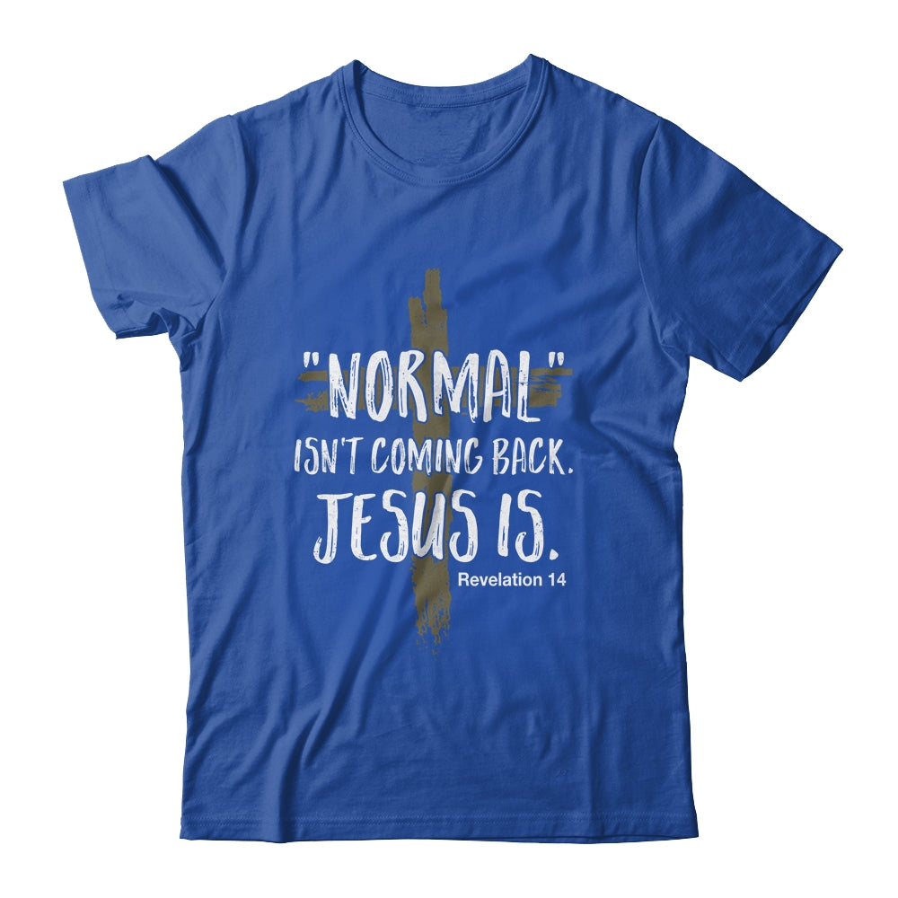 Normal Isnt Coming Back But Jesus Is Revelation 14 Shirt & Hoodie | siriusteestore