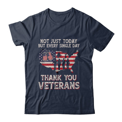 Not Just Today But Every Single Day Thank You Veterans Shirt & Hoodie | siriusteestore