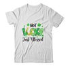 Not Lucky Just Blessed With Horseshoe St Patrick Day Shirt & Hoodie | siriusteestore